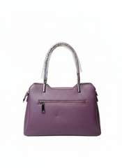 Elegant Purple Leather Handbag for Women