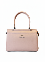 Blush Pink Structured Handbag