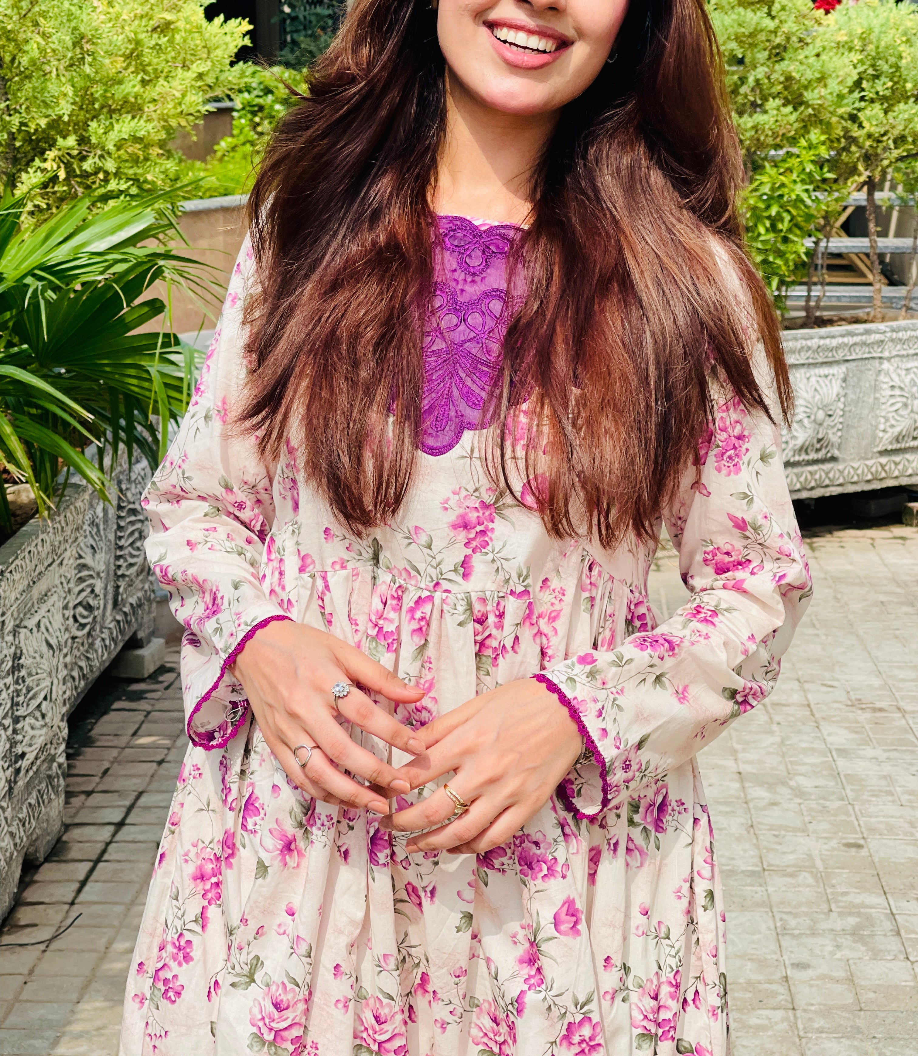 Soft Pink Printed Shirt One Piece