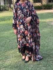 Floral Aura Three Piece